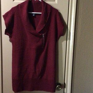 AGB Maroon Cowl Neck Sweater